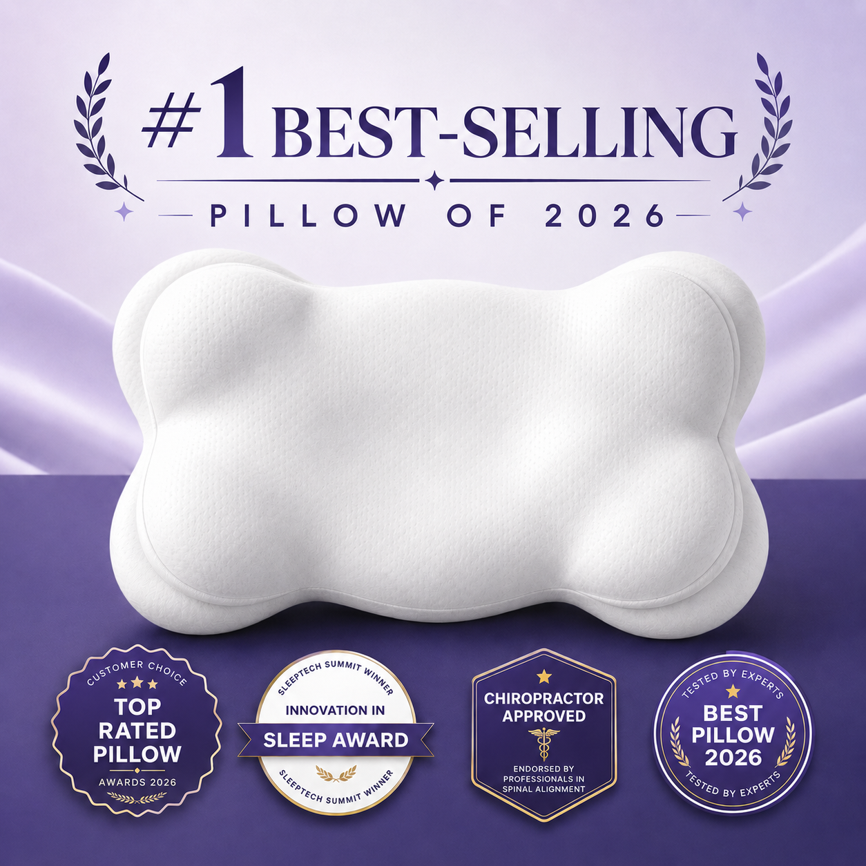 Cloud Alignment Pillow – Orthopedic Pillow for Perfect Alignment